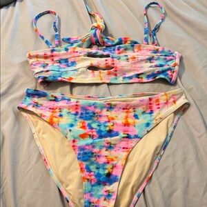 Beach Bunny Multicolor Tie-Dye Bikini